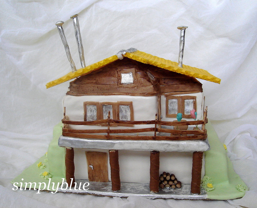 The villa 3D cake