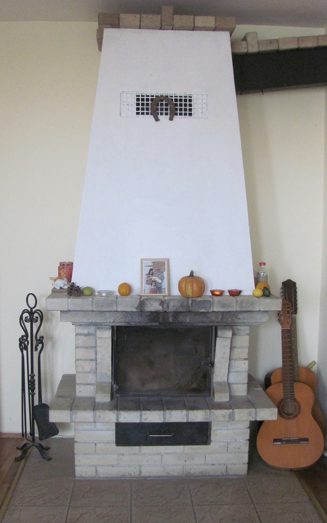 our fireplace