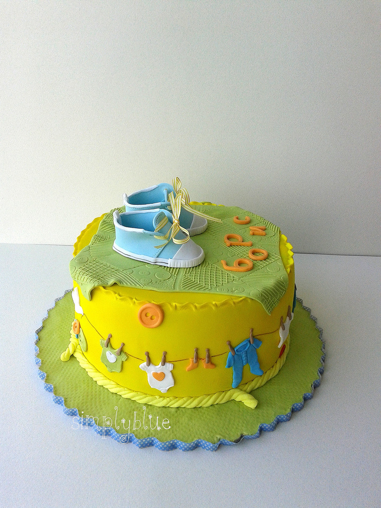 baby boy cake