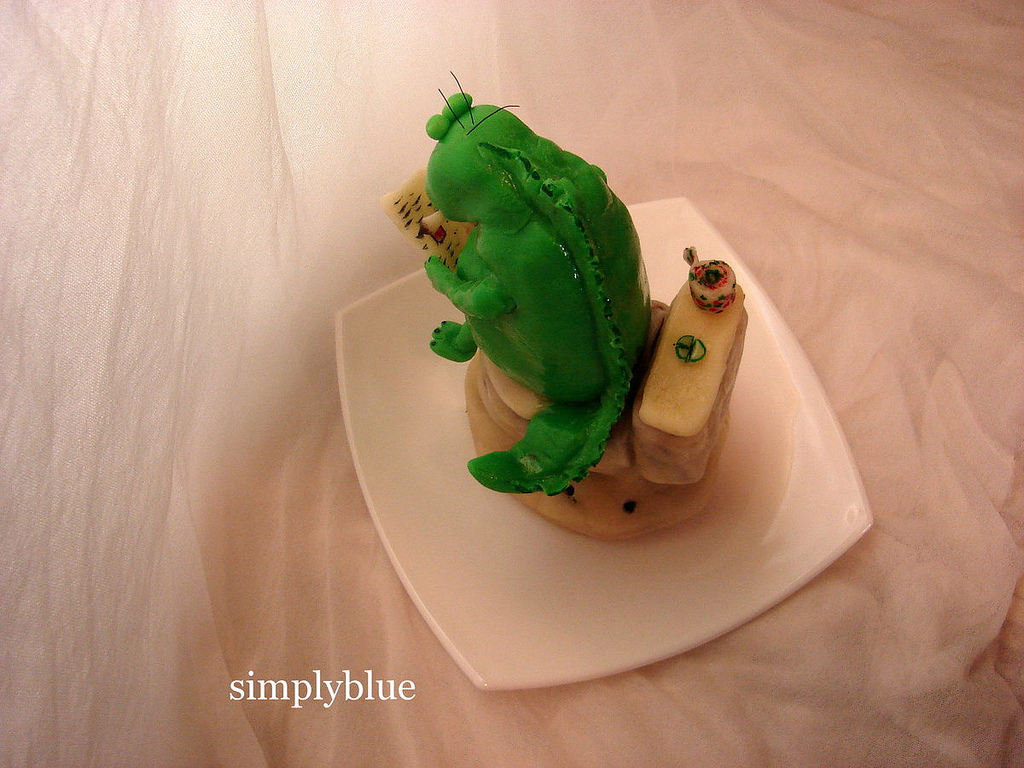 3D Dino cake