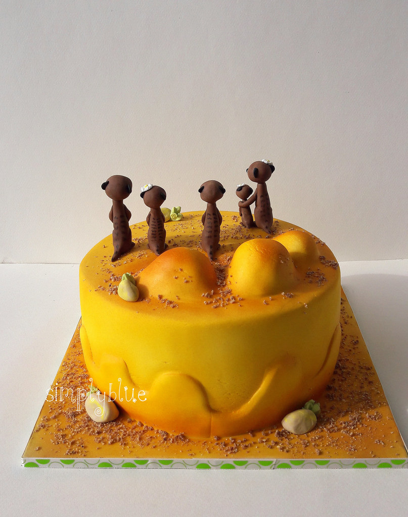 Meerkats cake