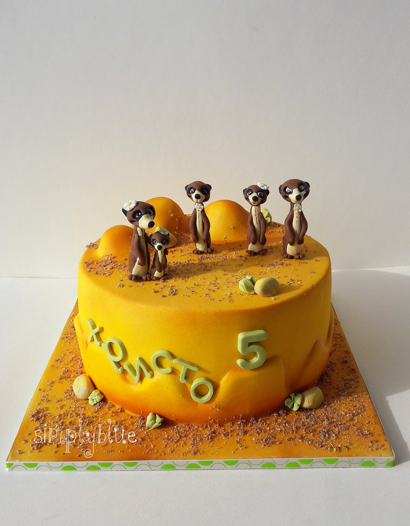 Meerkats cake