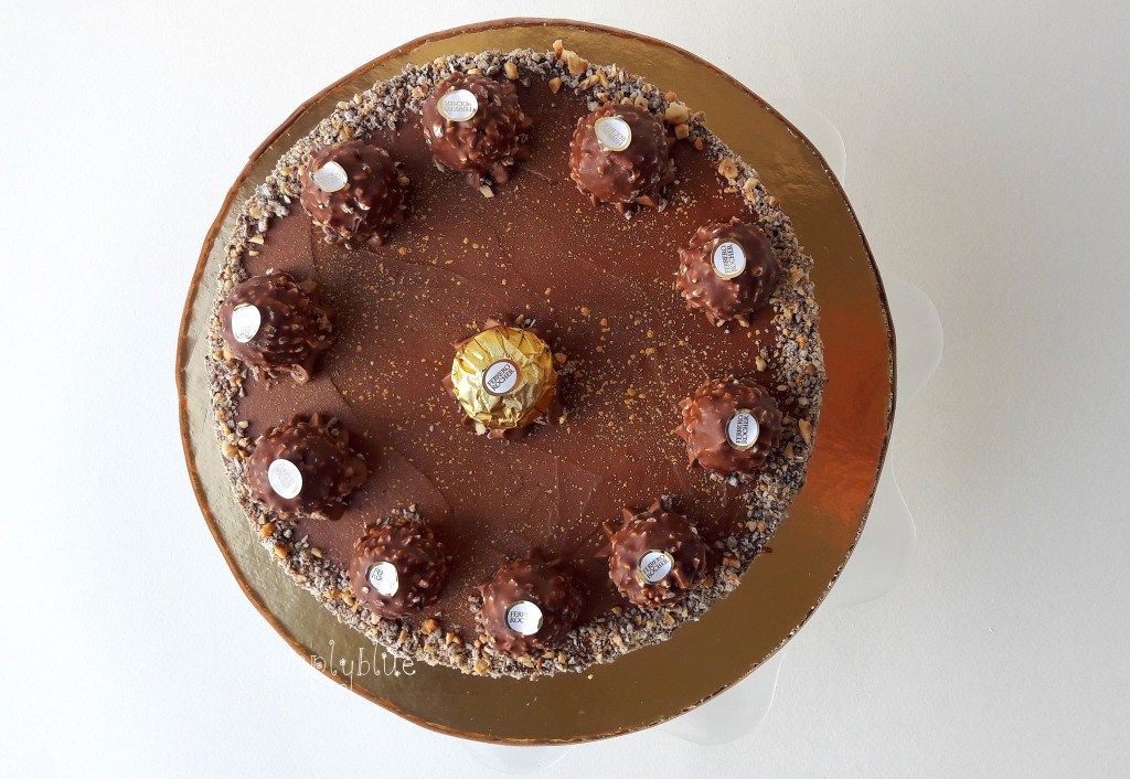 Ferrero rocher cake