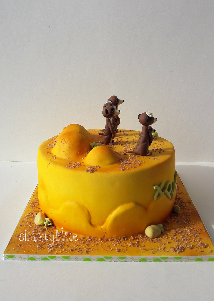 Meerkats cake