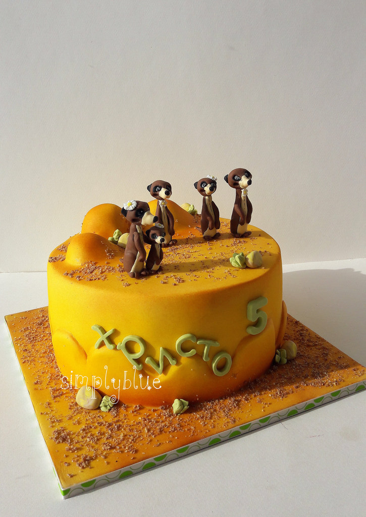 Meerkats cake
