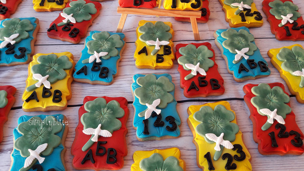 First day of school cookies