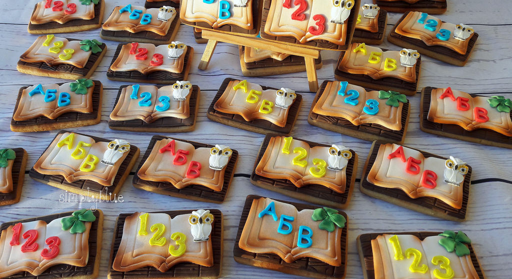 First day of school cookies