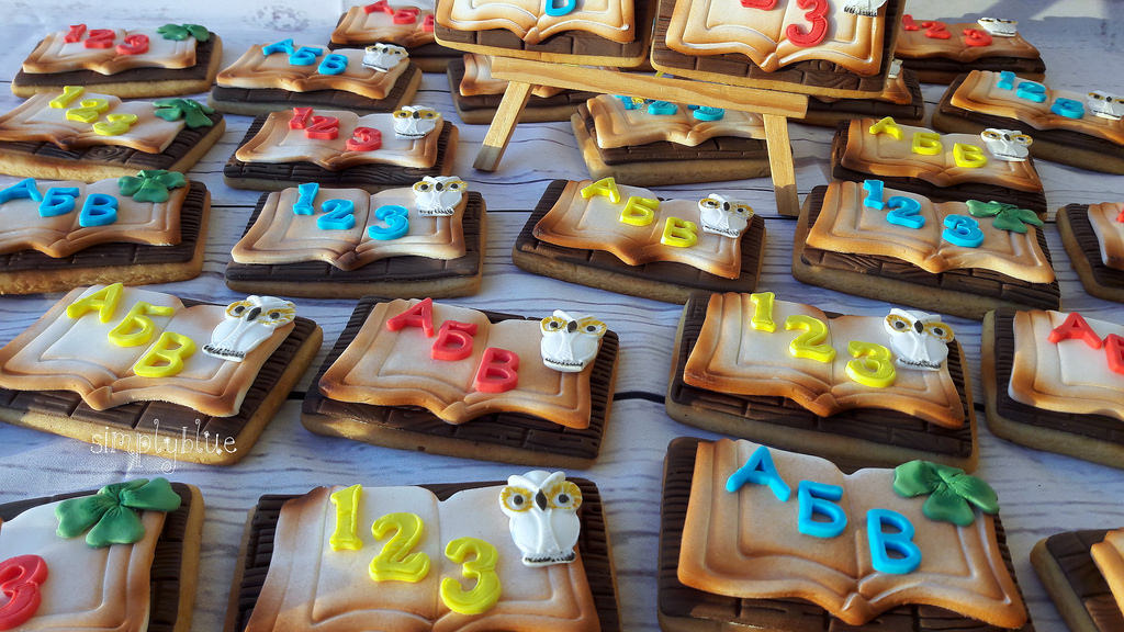 First day of school cookies